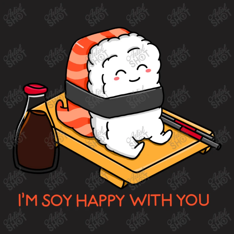 Soy Happy Sushi T-Shirt 7 Soy Happy Sushi T-Shirt - Image 5