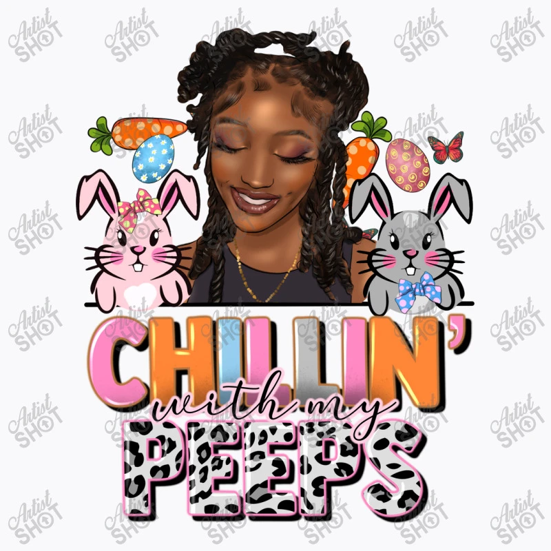 Chillin With My Peeps Black Woman T-Shirt 7 Chillin With My Peeps Black Woman T-Shirt - Image 5