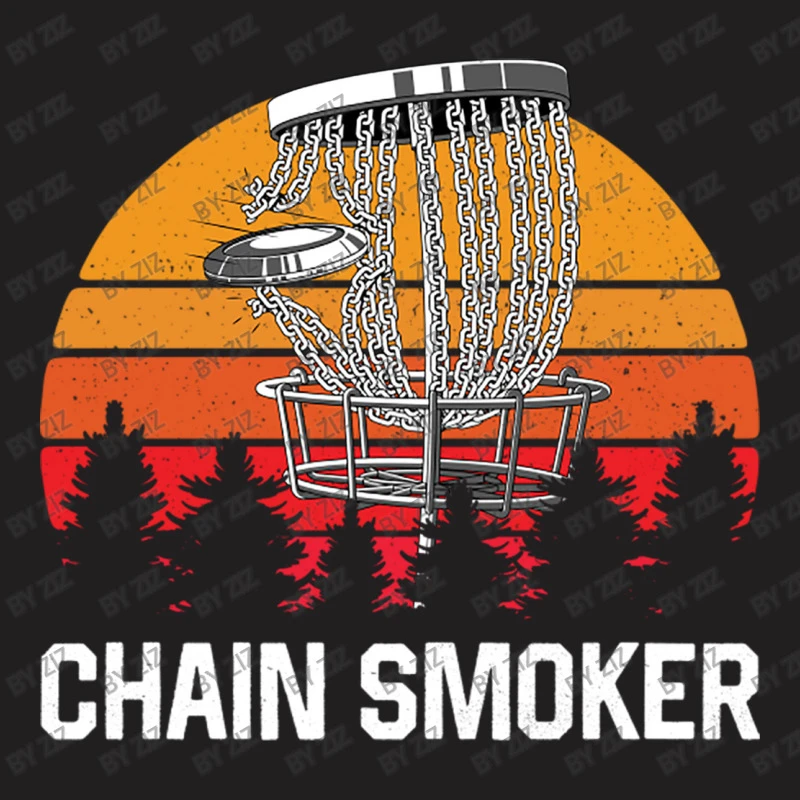 Chain Smoker Funny Frisbee Disc Golf Golfer Sport T-Shirt 7 Chain Smoker Funny Frisbee Disc Golf Golfer Sport T-Shirt - Image 5