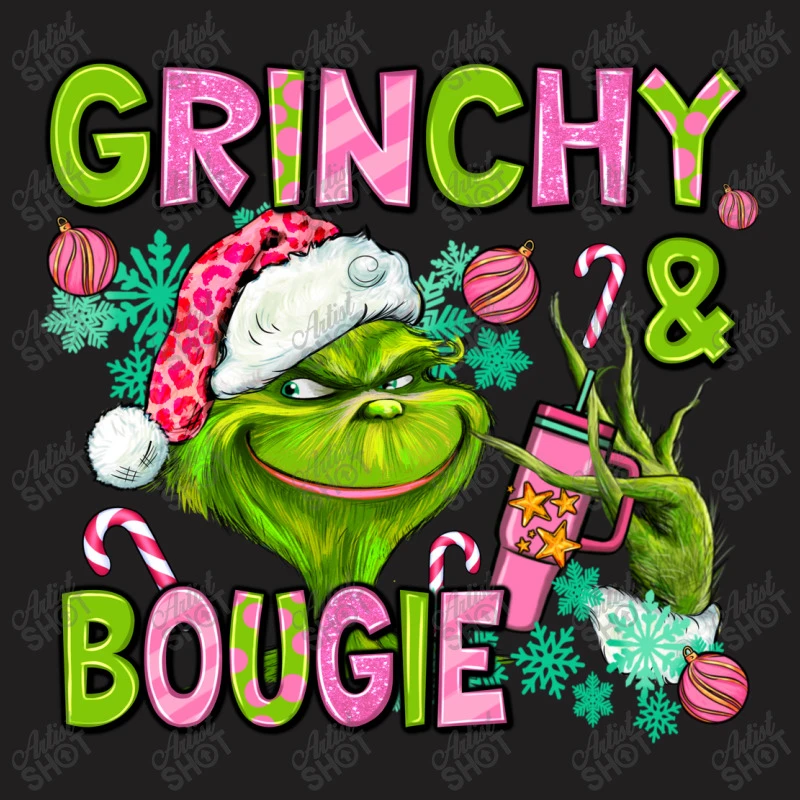Christmas Characters And Bougie T-Shirt 7 Christmas Characters And Bougie T-Shirt - Image 5