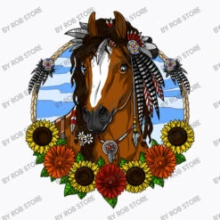Horse Hippie Sunflowers T-Shirt -Rugged Roots Store d.2526644838.25080500.s3.1 f9f9fb Um9iIFN0b3Jl 800x800 1