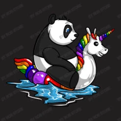 Panda Bear Riding Unicorn Float Pool Party T-Shirt -Rugged Roots Store d.2526652708.25085253.s3.1 211f20 Um9iIFN0b3Jl 800x800 1