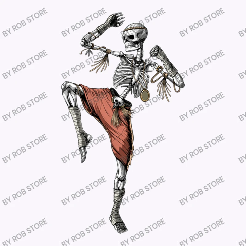 Skeleton Muay Thai Fighter Tank Top 7 Skeleton Muay Thai Fighter Tank Top - Image 5