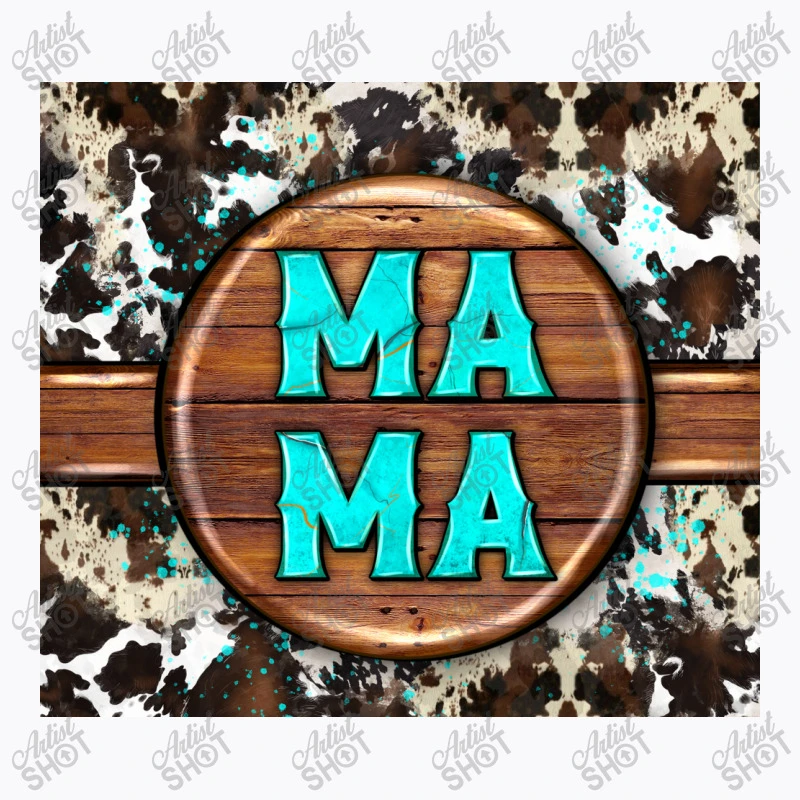 Cowhide Mama T-Shirt 7 Cowhide Mama T-Shirt - Image 5