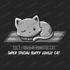 Not A Regular Domestic Cat Black 3/4 Sleeve Shirt -Rugged Roots Store d.2526924947.25078140.s3.1 242424 SmVvcmdl 800x800 1