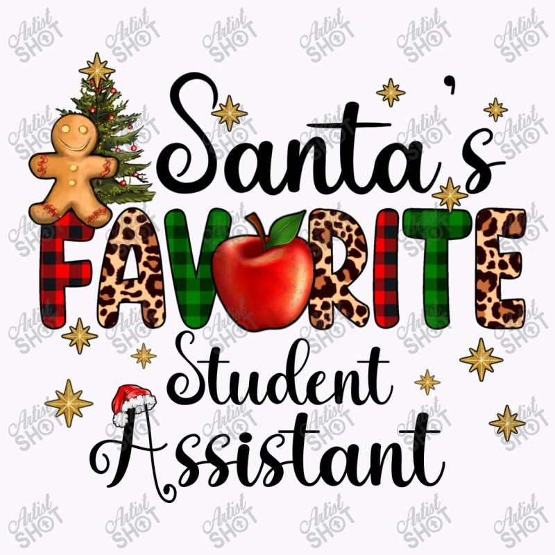 Santa's Favorite Student Assistant Tank Top 7 Santa's Favorite Student Assistant Tank Top - Image 5