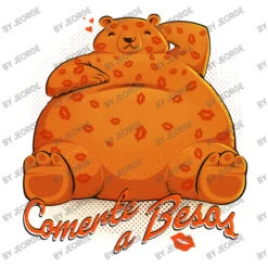 Quiero Comerte A Besos 3/4 Sleeve Shirt -Rugged Roots Store d.2526944700.25085313.s3.1 ffffff SmVvcmdl 800x800 1