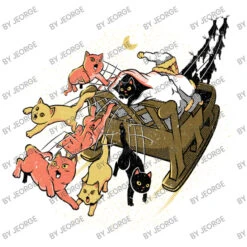 Santa Cats Xmas Cats For You 3/4 Sleeve Shirt -Rugged Roots Store d.2526959145.25088816.s3.1 ffffff SmVvcmdl 800x800 1