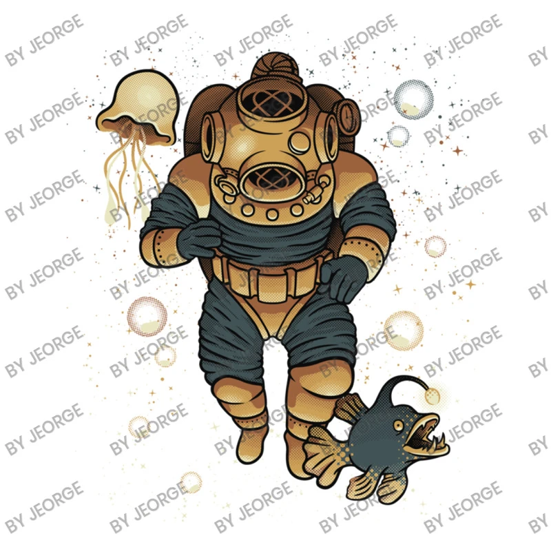 Scuba Diver Universe 3/4 Sleeve Shirt 7 Scuba Diver Universe 3/4 Sleeve Shirt - Image 5