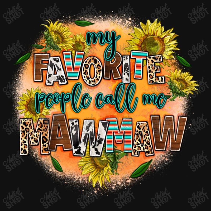 My Favorite People Call Me Mawmaw Slide Sandal 6 My Favorite People Call Me Mawmaw Slide Sandal - Image 4