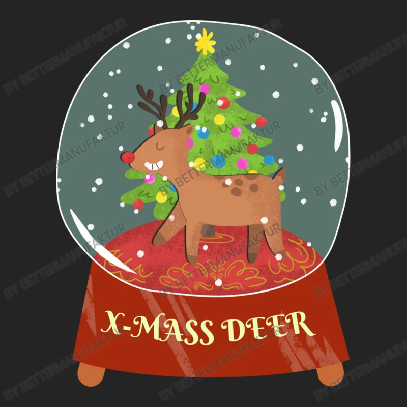 Snow Globe Reindeer Christmas Tree Believe Rudolph 3/4 Sleeve Shirt 6 Snow Globe Reindeer Christmas Tree Believe Rudolph 3/4 Sleeve Shirt - Image 5