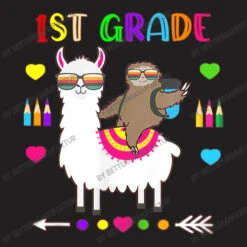 Sloth Llama 1st Grade Squad Teacher Student Back T T-Shirt -Rugged Roots Store d.2527023509.25094054.s3.1 211f20 QmV0dGVyTWFudWZha3R1cg 800x800 1
