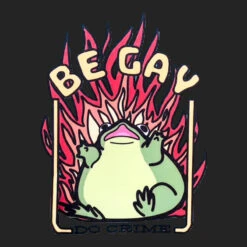 Be Gay Do Crime Flaming Frog, Be Gay Do Crime, Be 3/4 Sleeve Shirt -Rugged Roots Store d.2527041035.25101952.s3.1 242424 bm9uZQ 800x800 1