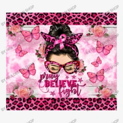 Pray Believe Fight Breast Cancer Messy Bun Slide Sandal -Rugged Roots Store d.2527054024.25097589.s3.1 f5f5f5 SFJBIERlc2lnbiBTaG9w 800x800 1
