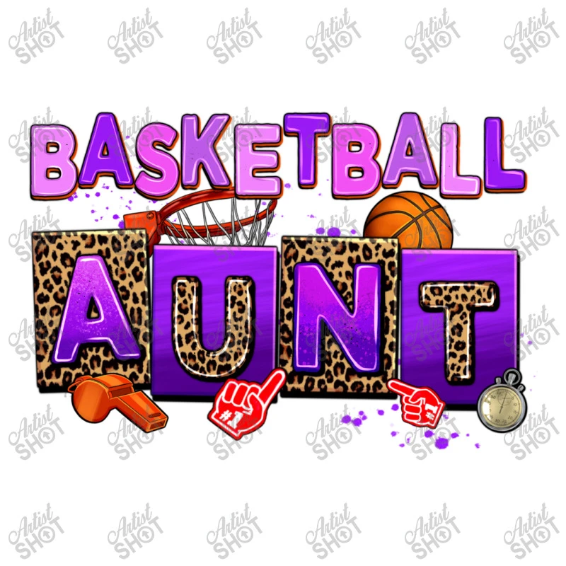 Basketball Aunt 3/4 Sleeve Shirt 7 Basketball Aunt 3/4 Sleeve Shirt - Image 5