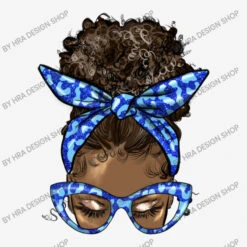 Afro Messy Bun Sorority Color Royal Blue And Light Slide Sandal -Rugged Roots Store d.2527087629.25102193.s3.1 f5f5f5 SFJBIERlc2lnbiBTaG9w 800x800 1