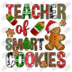 Teacher Of Smart Cookies Christmas 3/4 Sleeve Shirt -Rugged Roots Store d.2527096849.25102153.s3.1 ffffff YXJ0aXN0c2hvdA 800x800 1