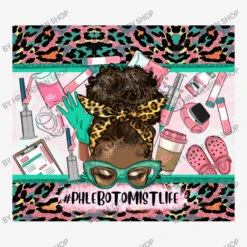 Afro Messy Bun Phlebotomist Life Slide Sandal -Rugged Roots Store d.2527102989.25097412.s3.1 f5f5f5 SFJBIERlc2lnbiBTaG9w 800x800 1