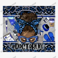 Afro Messy Bun Doctor Life Navy Blue Gray Slide Sandal 9 Afro Messy Bun Doctor Life Navy Blue Gray Slide Sandal -Rugged Roots Store d.2527105218.25097369.s3.1 f5f5f5 SFJBIERlc2lnbiBTaG9w 800x800 1