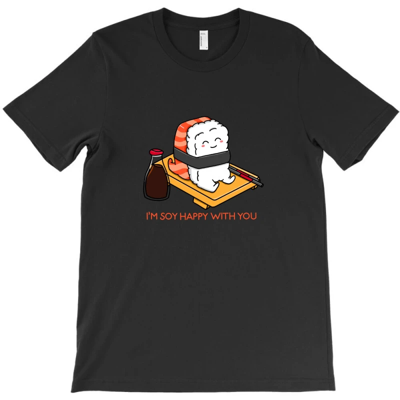 Soy Happy Sushi T-Shirt 5 Soy Happy Sushi T-Shirt - Image 3