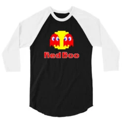 Red Boo 3/4 Sleeve Shirt -Rugged Roots Store pd.2525289383.33.25071591.s3.1 front black and white ffffff none x18y18 114 800x800 1