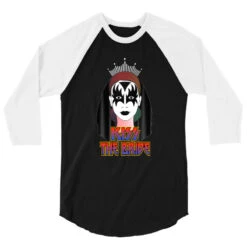Kiss The Bride Glam Art Halloween 3/4 Sleeve Shirt -Rugged Roots Store pd.2525299256.33.25071661.s3.1 front black and white ffffff none x28.537y11.037 92.925981991387 800x800 1