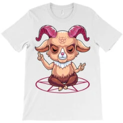 Baphomet Gothic Goat Satanist Pentagram Goth Black T-Shirt -Rugged Roots Store pd.2526193360.24.25069813.s3.1 front white ffffff none x0y0 180 800x800 1