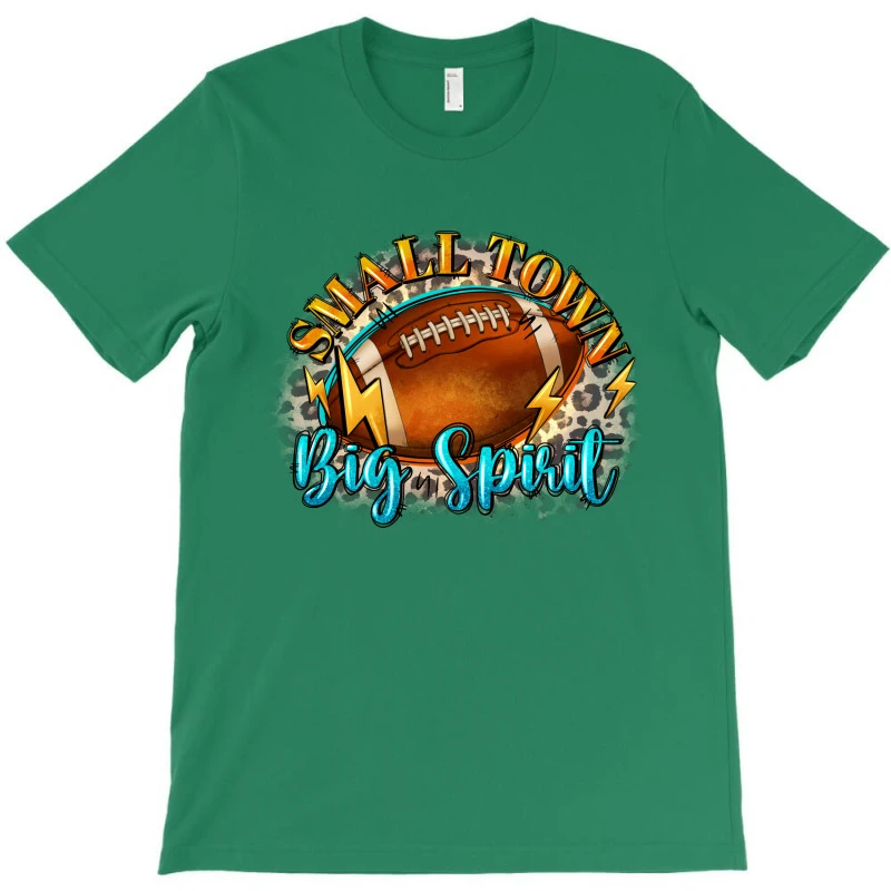 Small Town Big Spirit Football T-Shirt 5 Small Town Big Spirit Football T-Shirt - Image 3