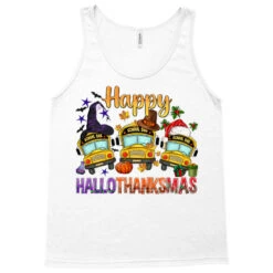 Happy Hallothanksmas School Bus Tank Top -Rugged Roots Store pd.2526267943.30.25057018.s3.1 front white ffffff none x0y0 180 800x800 1