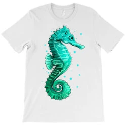 Blue Seahorse T-Shirt -Rugged Roots Store pd.2526573241.24.25093675.s3.1 front white ffffff none x22y0 136 800x800 1