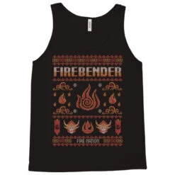 Avatar Firebending Iroh Christmas Tank Top -Rugged Roots Store pd.2526606095.30.25067853.s3.1 front black ffffff none x10y0 160 800x800 1