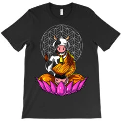 Hindu Cow Meditation Yoga T-Shirt 9 Hindu Cow Meditation Yoga T-Shirt -Rugged Roots Store pd.2526638232.24.25079357.s3.1 front black ffffff none x0y0 180 800x800 1