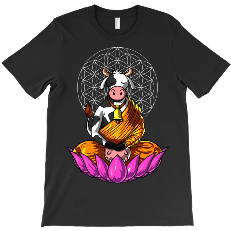 Hindu Cow Meditation Yoga T-Shirt 5 Hindu Cow Meditation Yoga T-Shirt - Image 3