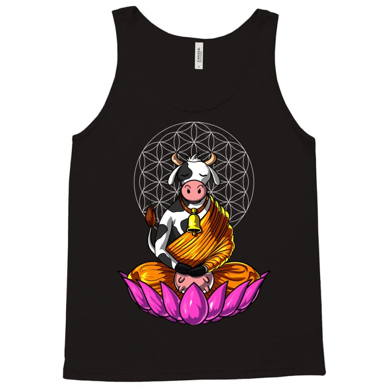 Hindu Cow Meditation Yoga Tank Top 5 Hindu Cow Meditation Yoga Tank Top - Image 3