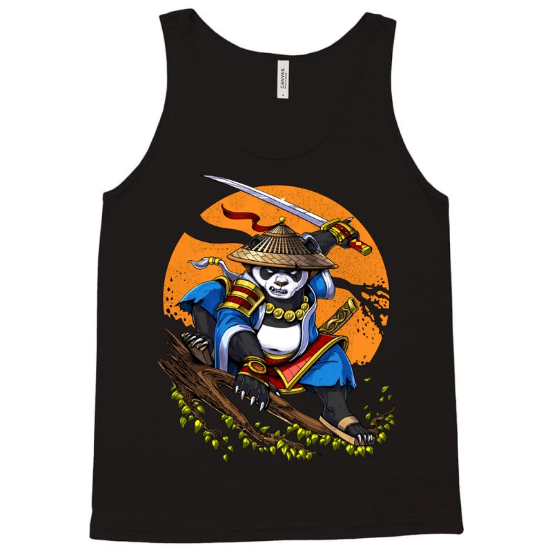 Panda Samurai Warrior Tank Top 5 Panda Samurai Warrior Tank Top - Image 3