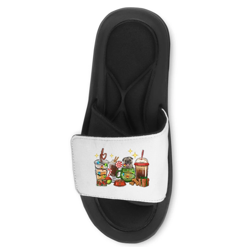 Christmas Coffee Cups With Pug Slide Sandal 4 Christmas Coffee Cups With Pug Slide Sandal - Image 2