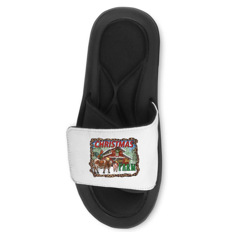 Christmas On The Farm Slide Sandal 4 Christmas On The Farm Slide Sandal - Image 2