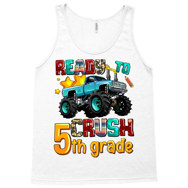 Ready To School Crush 5th Grade Tank Top 5 Ready To School Crush 5th Grade Tank Top - Image 3