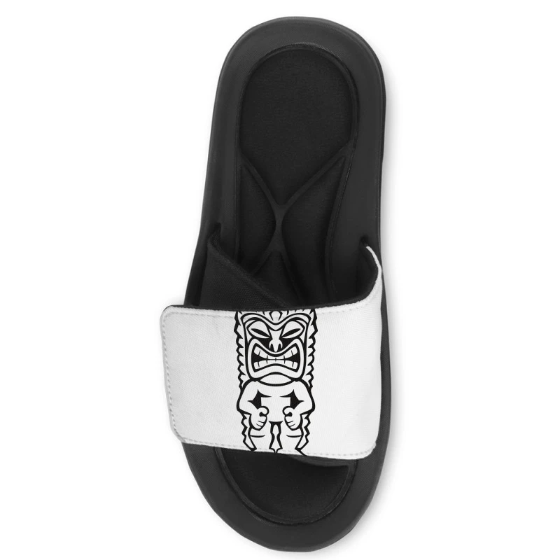 Polynesian Tribal Tiki Slide Sandal 4 Polynesian Tribal Tiki Slide Sandal - Image 2