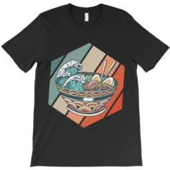 Great Ramen Wave Vintage Retro T-Shirt -Rugged Roots Store pd.2526808400.24.25097299.s3.1 front black ffffff none x0y20 180 800x800 1