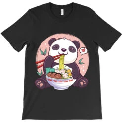 Panda Ramen T-Shirt -Rugged Roots Store pd.2526816410.24.25097441.s3.1 front black ffffff none x0y26.5 180 800x800 1