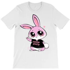 Punk Rock Bunny T-Shirt -Rugged Roots Store pd.2526942467.24.25085287.s3.1 front white ffffff none x0y0 180 800x800 1
