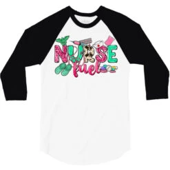 Nurse Fuel 3/4 Sleeve Shirt -Rugged Roots Store pd.2526971567.33.25100623.s3.1 front white and black ffffff none x0y0 150 800x800 1