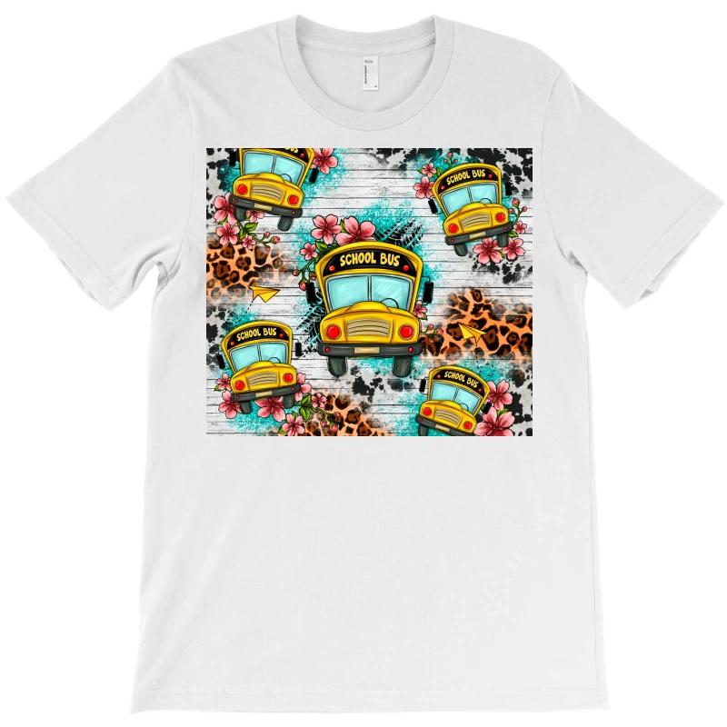 Bus Driver Leopard Cowhide T-Shirt 5 Bus Driver Leopard Cowhide T-Shirt - Image 3