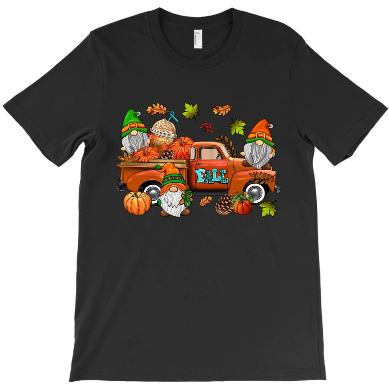 Fall Gnomes Truck T-Shirt 5 Fall Gnomes Truck T-Shirt - Image 3