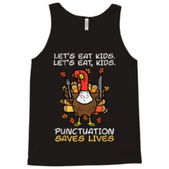 Thanksgiving Teacher Turkey Lets Eat Kids Punctuat Tank Top -Rugged Roots Store pd.2526991081.30.25100804.s3.1 front black ffffff none x17y0 146 800x800 1