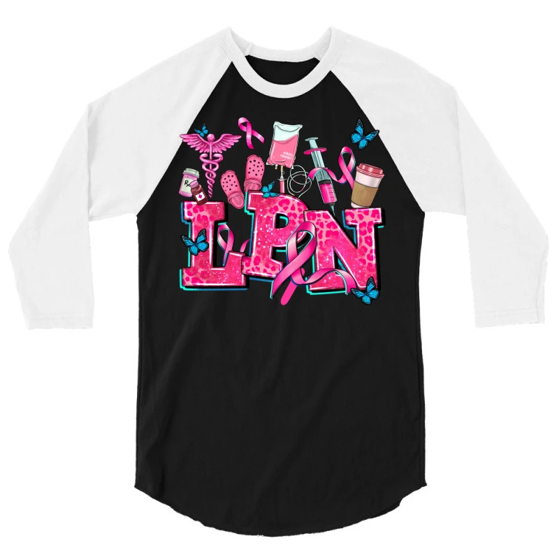 Lpn Cancer Nurse With 3/4 Sleeve Shirt 5 Lpn Cancer Nurse With 3/4 Sleeve Shirt - Image 3