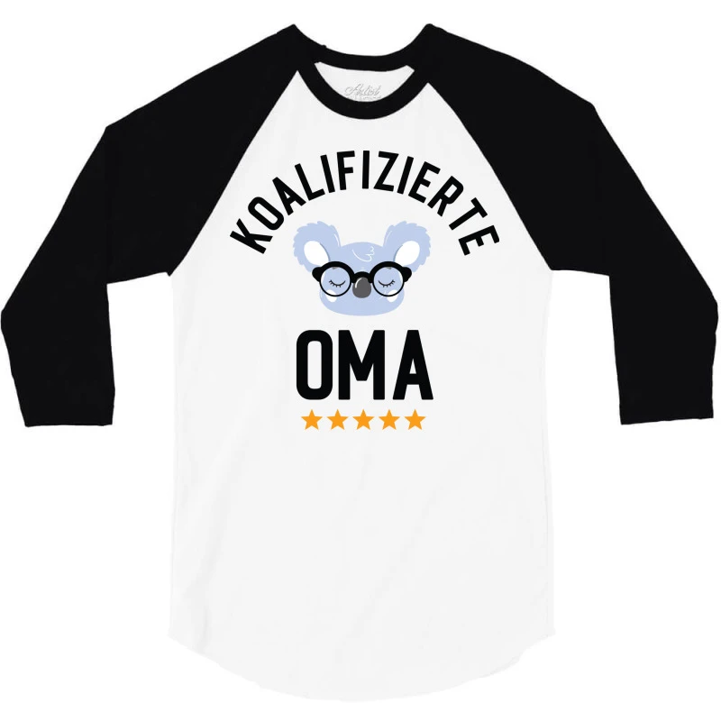 Koalifizierte Oma Lustiges Geschenk 3/4 Sleeve Shirt 5 Koalifizierte Oma Lustiges Geschenk 3/4 Sleeve Shirt - Image 3