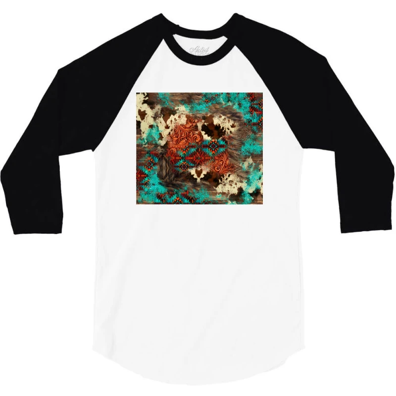 Western 3/4 Sleeve Shirt 5 Western 3/4 Sleeve Shirt - Image 3