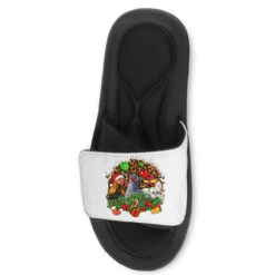 Christmas Party And Chickens Slide Sandal -Rugged Roots Store pd.2527041838.202.25097017.s3.1 front customized f5f5f5 none x75y53.5 90 800x800 1
